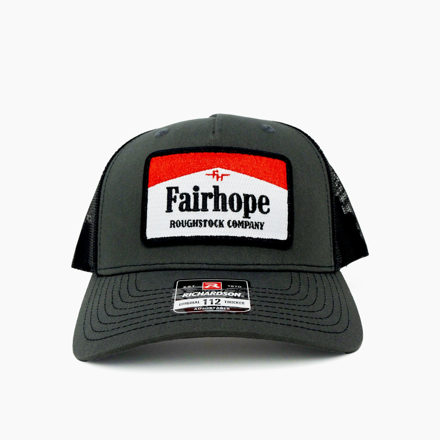 The “The Cowboy Killer” Trucker Hat - Charcoal/Black - Fairhope Roughstock Company