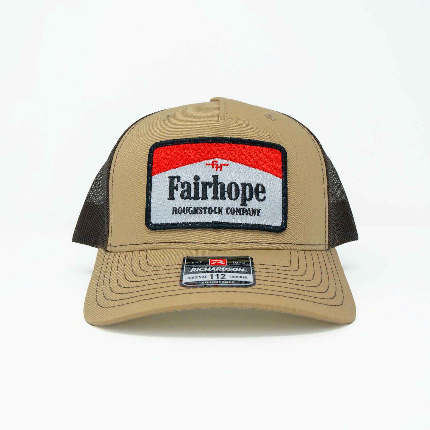 “The Cowboy Killer" Trucker Hat - Tan/Black - Fairhope Roughstock Company
