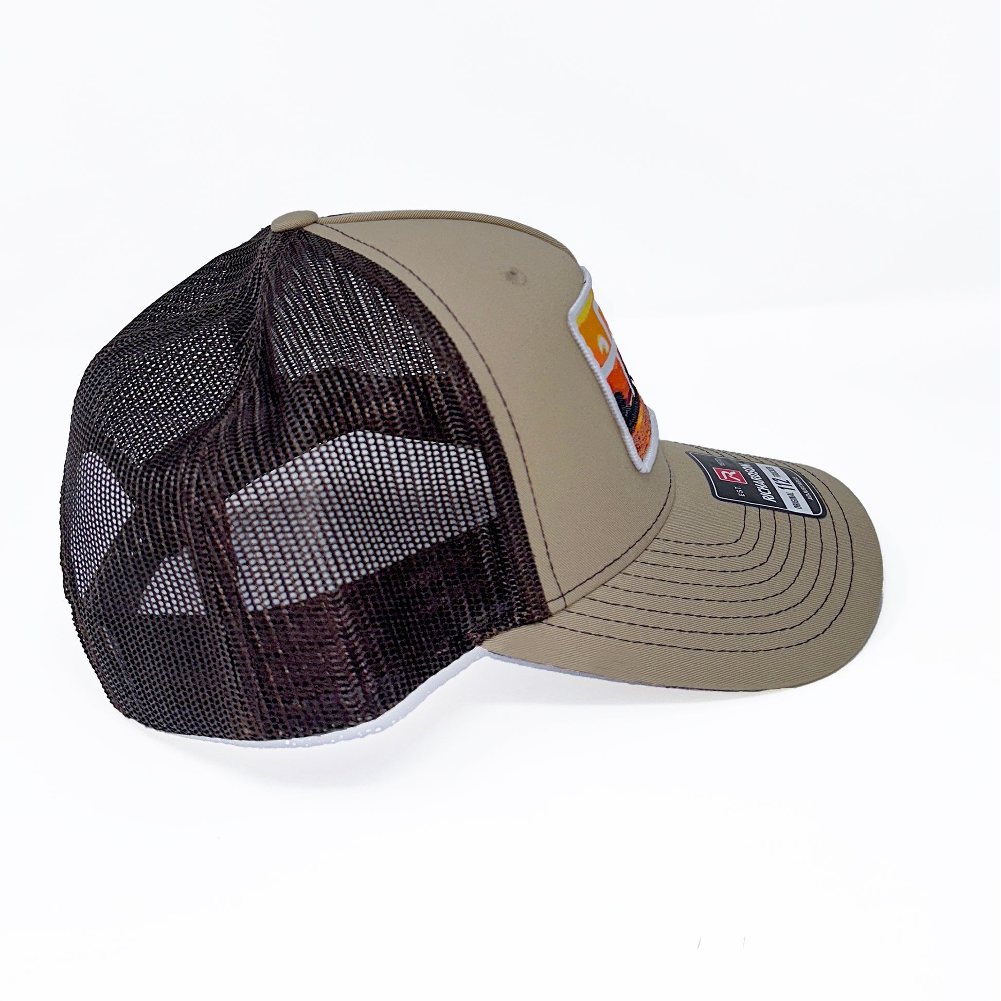 The “Mobile Bay" Trucker Hat - Tan/Black - Fairhope Roughstock Company