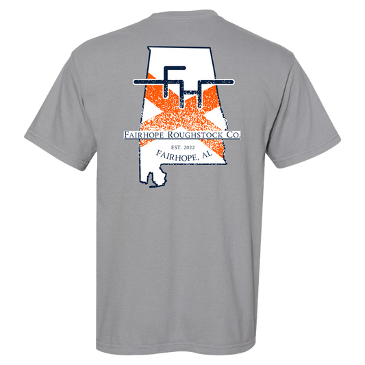 War Eagle Tee - Granite - Fairhope Roughstock Company