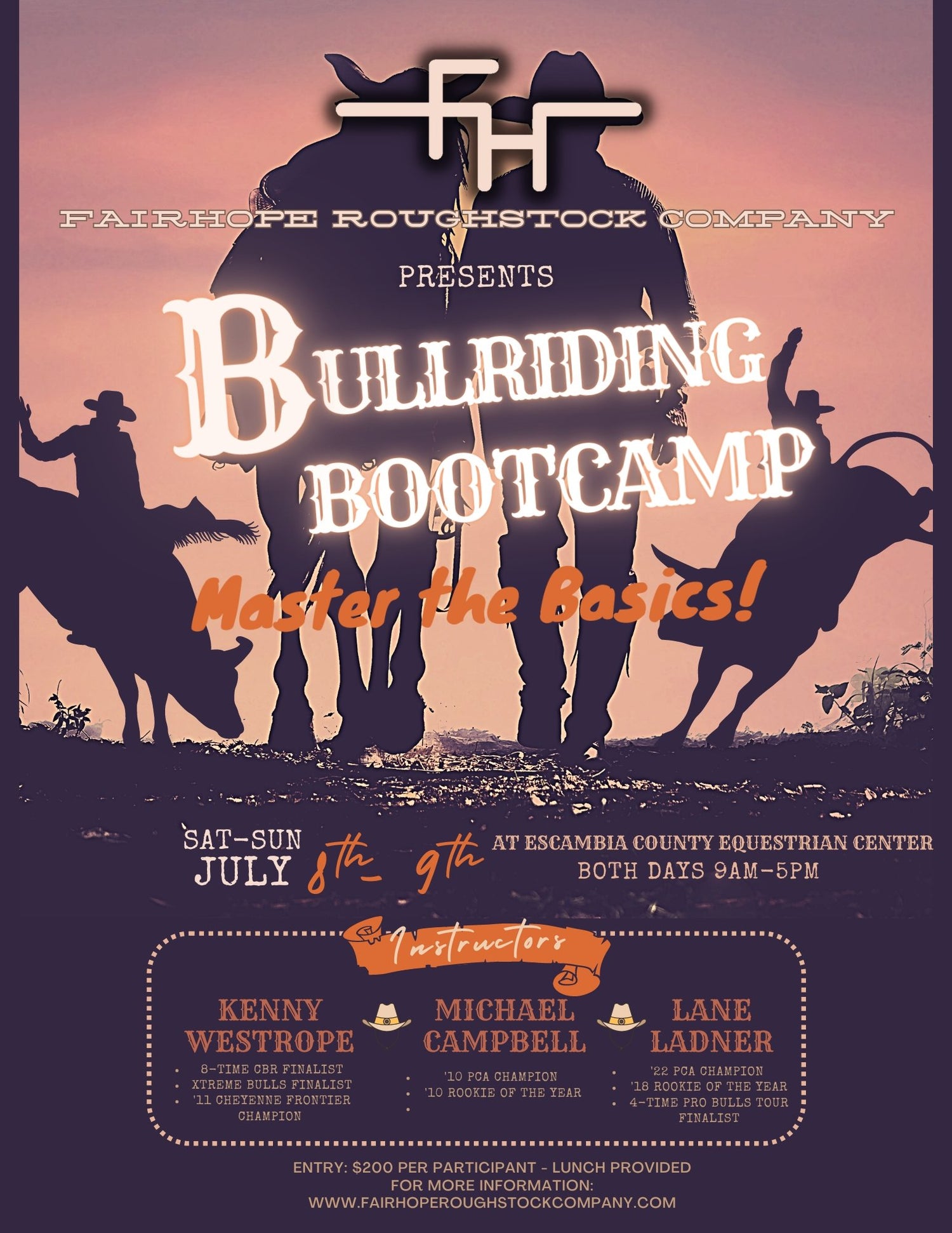 Bull Riding Bootcamp '23 - Fairhope Roughstock Company
