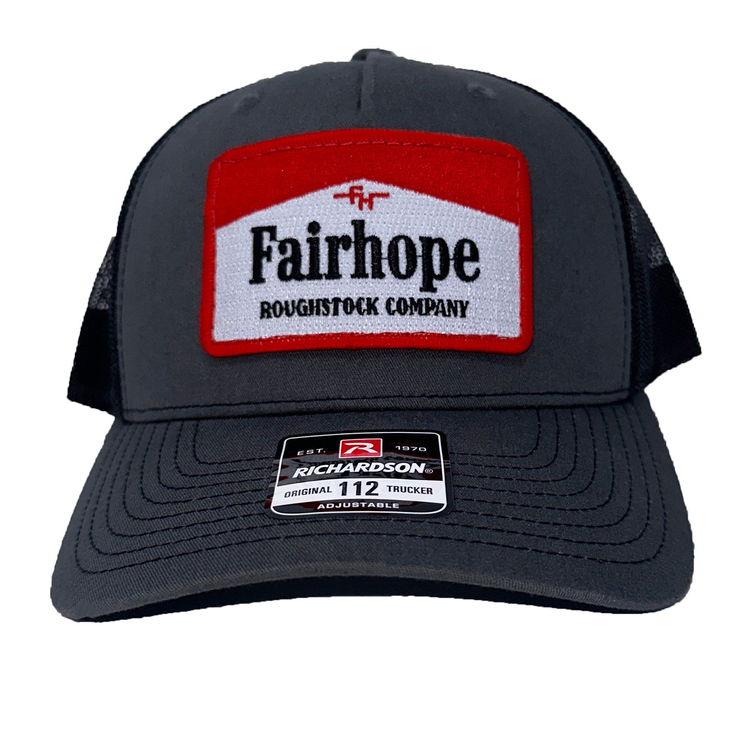The “The Cowboy Killer” Trucker Hat - Charcoal/Black - Fairhope Roughstock Company