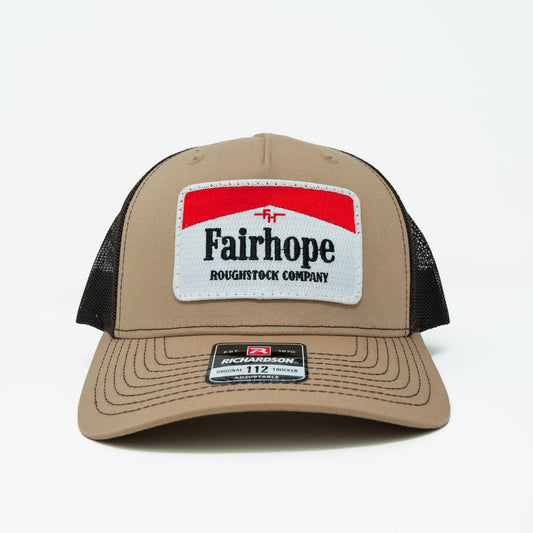 “The Cowboy Killer" Trucker Hat - Tan/Black - Fairhope Roughstock Company