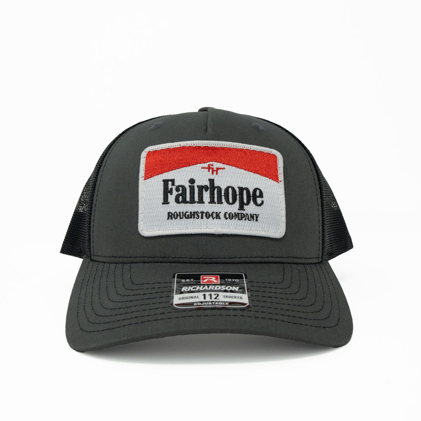 The “The Cowboy Killer” Trucker Hat - Charcoal/Black - Fairhope Roughstock Company