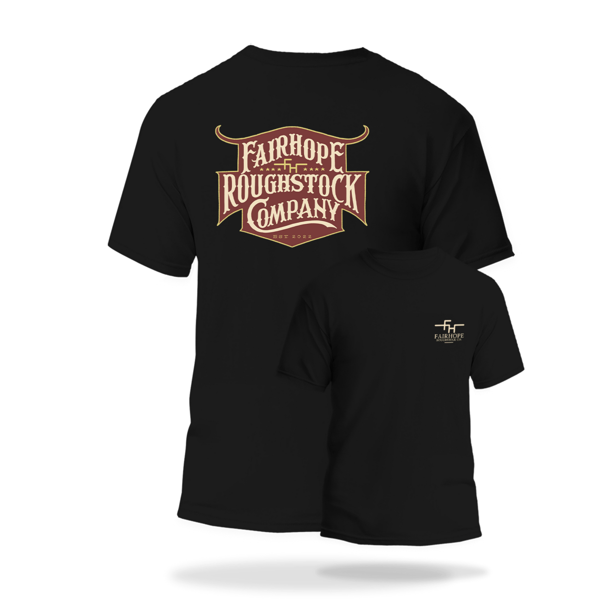 The Horns & Hustle Tee - Fairhope Roughstock Company