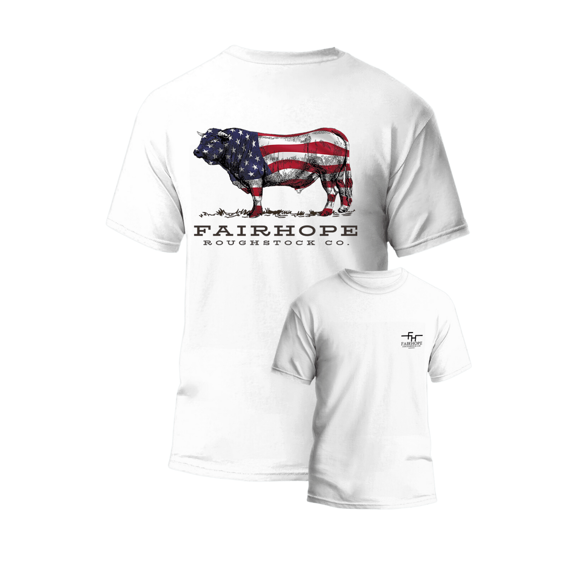 The Red, White, & Rodeo Tee - Fairhope Roughstock Company