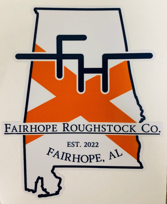 Auburn State Sticker - Fairhope Roughstock Company