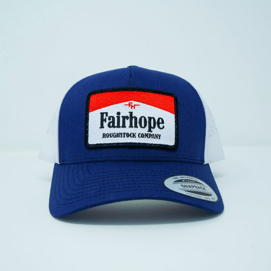 “The Cowboy Killer" Trucker Hat - Navy/White - Fairhope Roughstock Company