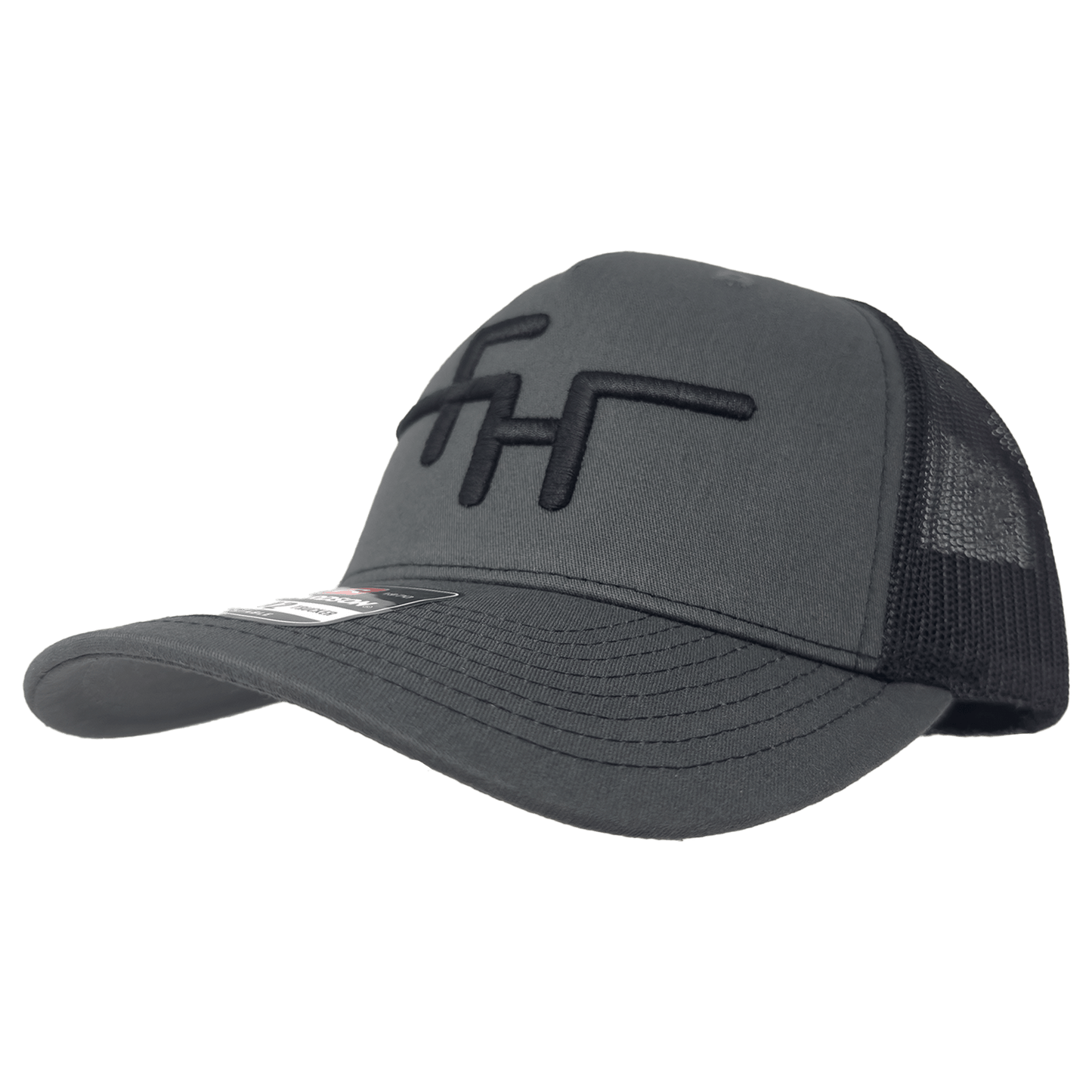 The Logo Hat - Charcoal/Black | Fairhope Roughstock Company