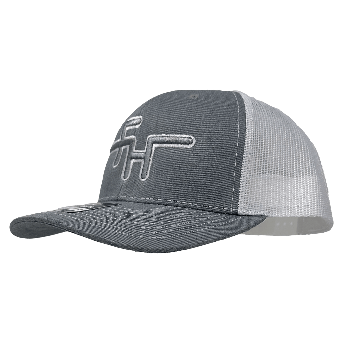 The Logo Hat - Grey/White | Fairhope Roughstock Company